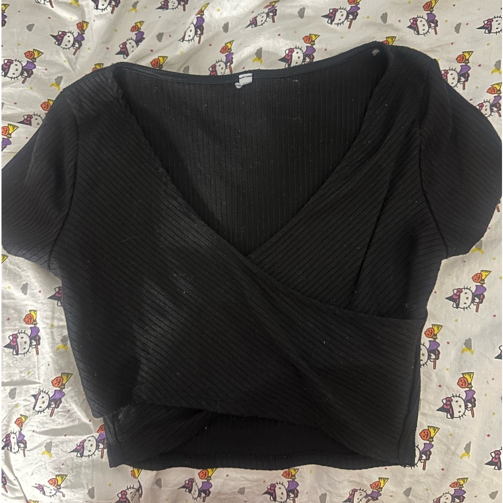 2 shein cross tops! never worn!